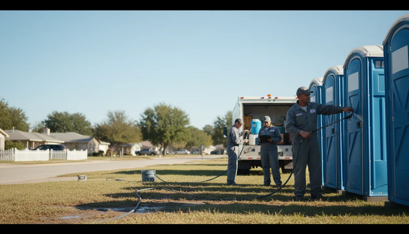 Long-Term Portable Toilet Rental in Fort Benning, GA near me